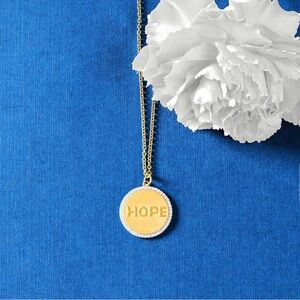 THE HOPE STATEMENT PENDANT NECKLACE